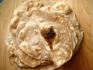 A stack of Wheat Tortillas