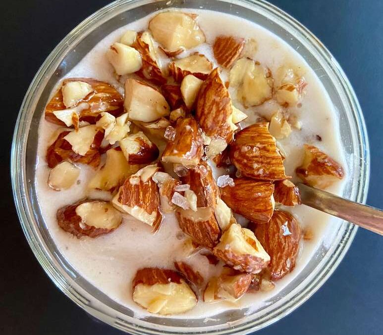 Make This Simple Frozen Banana Ice Cream with Roasted Almond